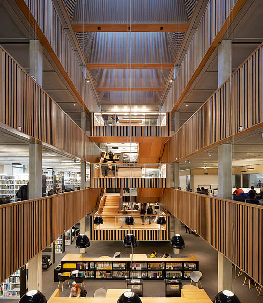 University of Roehampton Library by Feilden Clegg Bradley Studios. Photo: Hufton+Crow.