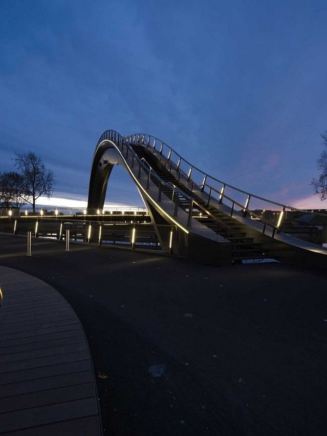 Melkwegbridge in Purmerend, The Netherlands by NEXT Architects via AwesomeArchitecture