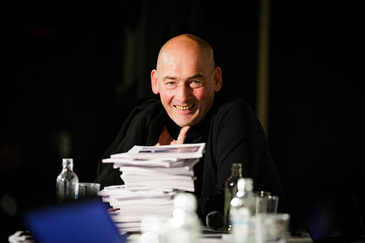 Winner of the Johannes Vermeer Award 2013: Rem Koolhaas (Photo: Fred Ernst)