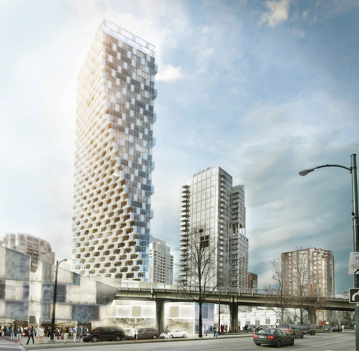 BIG's 490-foot-tall Beach and Howe Tower for Vancouver