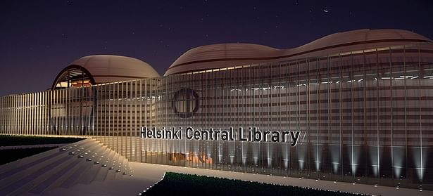 Library - Nocturnal view