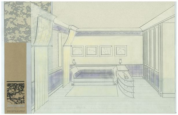 Boy's Bedroom | Interior Hand-Sketch 