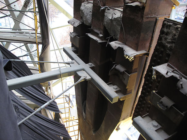 WTC VOEC - Trident Artifact Structural Bracing