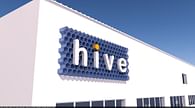 Signage design for Hive, an exhibits design and build firm.