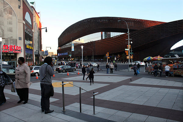 Barclays Center photo by Richard Perry for the New York Times
