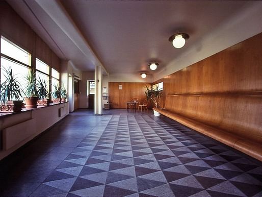 Waiting room at the Woodland Crematorium, by Erik Gunnar Asplund.