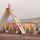 Bus stop in Charyn, Kazakhstan. (Photograph: Christopher Herwig; Image via theguardian.com)