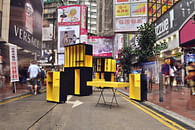 A modern hawker stand