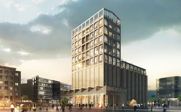 Rendering of Zeitz MOCAA. Image courtesy Heatherwick Studio.