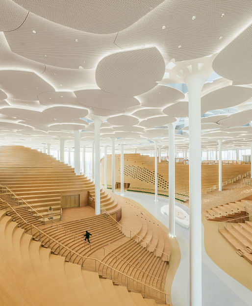 The 2024 IFLA/Baker & Taylor Public Library of the Year Award winner Beijing Library from Snøhetta. Photo: Yumeng Zhu 