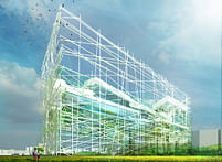 Taichung City Cultural Center Entry by OXO Architects + Nicolas Laisné Architecte Urbaniste
