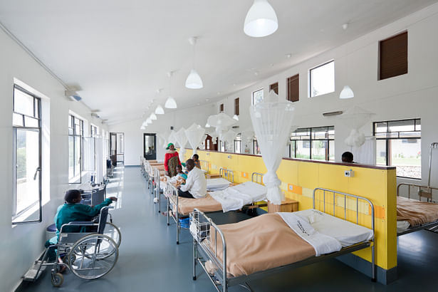 Interior of pediatric ward.