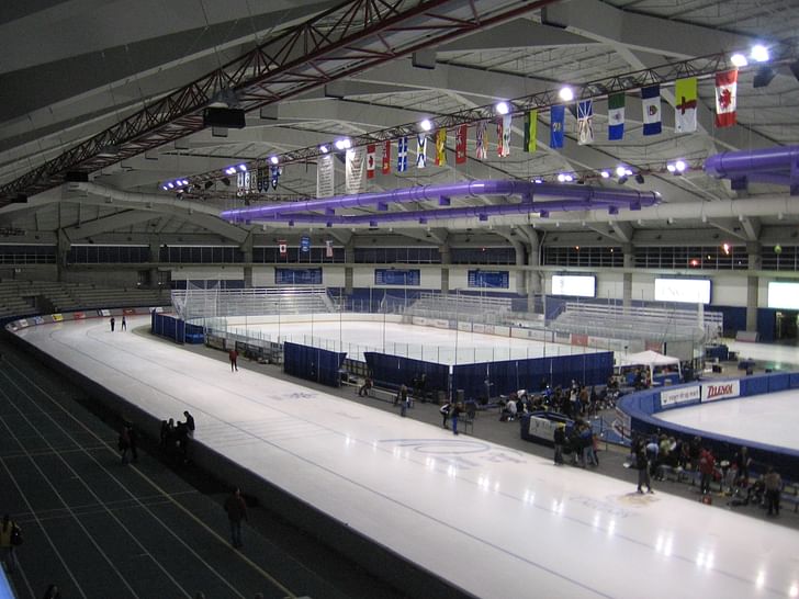 Inside the Utah Olympic Oval. Photo: Wikipedia.