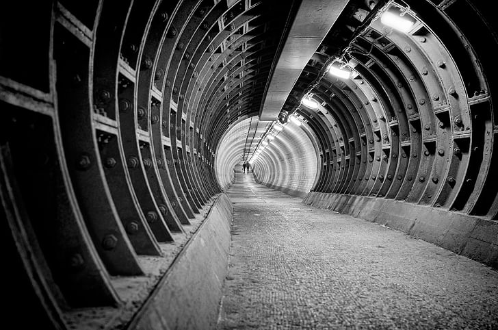 Greenwich Foot Tunnel, London. Architect: Alexander Binnie. © Edward Neumann / EMCN