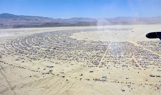 Black Rock City of Burning Man. Image via flickr/Steve Jurvetson.