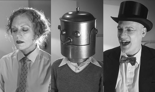 Three characters emerge in Eisenstein’s Glass House: The Poet, The Robot and the Architect. The subversion of these characters as synonymous with the naking of the nook. Stills from: Bellof, Zoe. 2015. “Glass House.” A World Redrawn. 21:01.