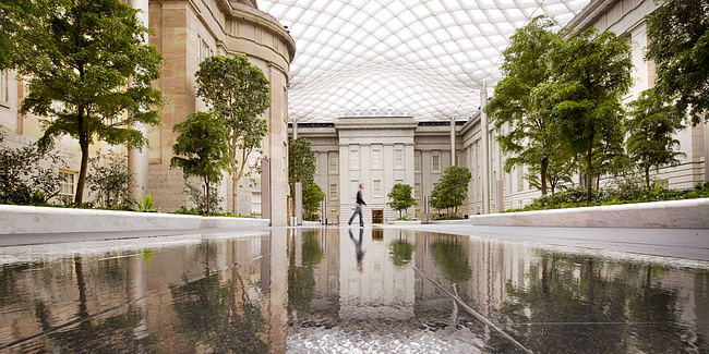 Robert and Arlene Kogod Courtyard at the Smithsonian American Art Museum and National Portrait Gallery in Washington, DC by GUSTAFSON GUTHRIE NICHOL (image credit: Nigel Young, Foster+Partners) 