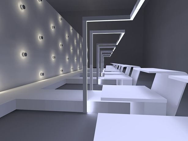 Check in area lighting design