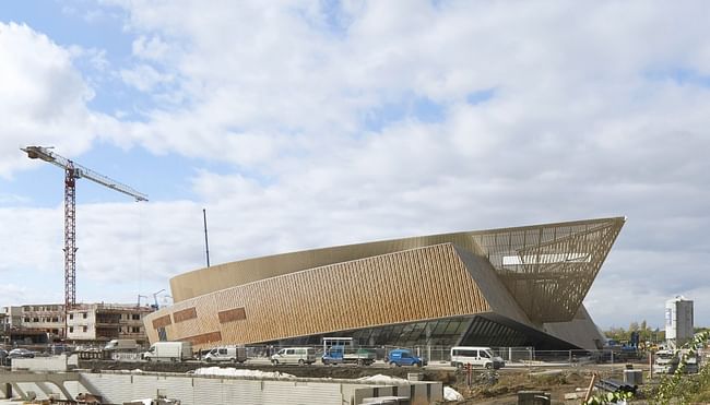 Studio Libeskind's latest building, the International Congress Xperience building in Mons, Belgium, opened today. Photo: Hulton+Crow