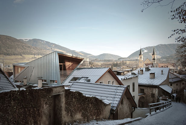 view from via castello