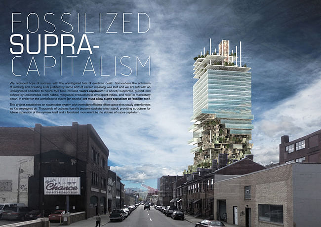 2nd Prize: Fossilized Supra-Capitalism by by Marshall Ford (USA)