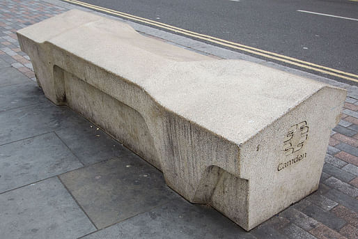 "Resilient, obstinately practical, and supposedly crime-proof" by design: the Camden Bench. (Image: Wikipedia) 