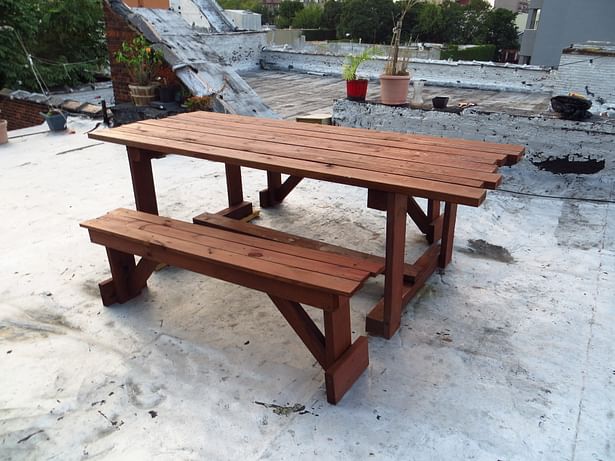 picnic table built