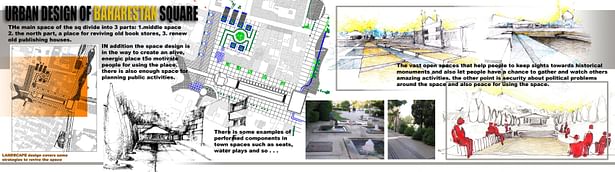 Competition in designing of an urban space which I won 3rd prize