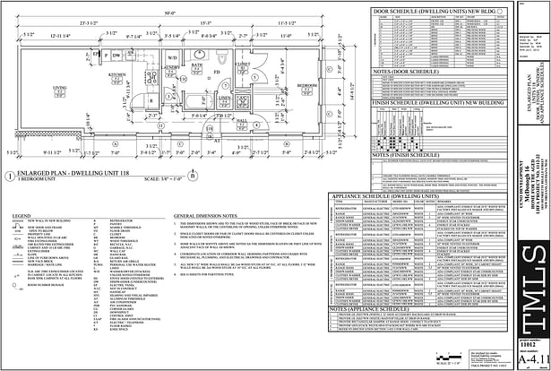 Enlarged Typical Unit Plan
