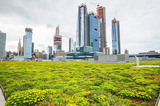 Measuring 6.75 acres, the expansive green roof capping the Jacob K. Javits Convention Center in Manhattan is the second largest of its kind in the United States. Image: Javits Center/<a href="https://www.facebook.com/javitscenter/photos/a.709188635782597/3032736840094420/?type=3&theater">Facebook</a>