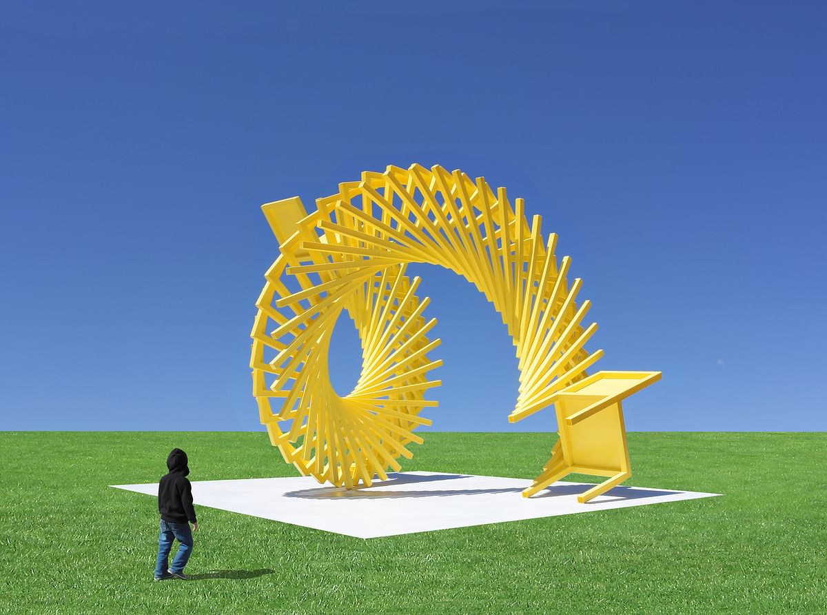 Two Spiraling Chairs | michael jantzen | Archinect