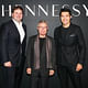 Renaud Fillioux de Gironde, Daniel Libeskind, Henry Golding. Image courtesy Hennessy.