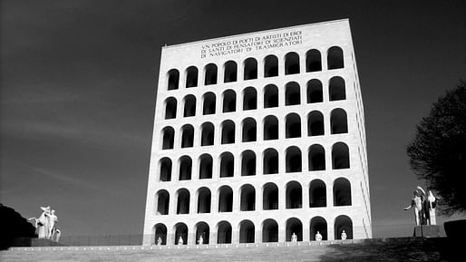 The EUR building in Rome remains one of the most iconic buildings from Fascist Italy. Image via wikimedia.org