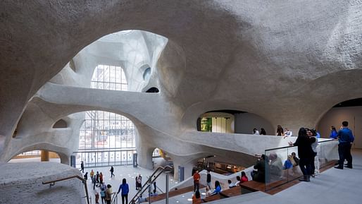 The American Museum of Natural History's Richard Gilder Center for Science, Education, and Innovation by Studio Gang. Photo: Iwan Baan