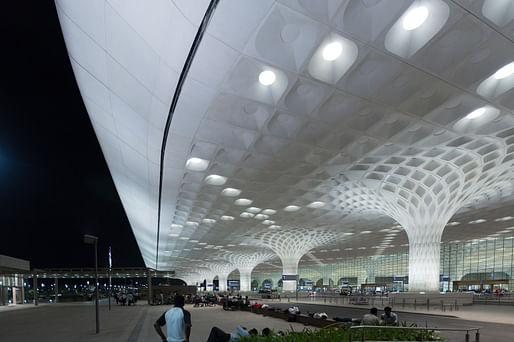 The SOM-designed Terminal 2 at Chhatrapati Shivaji International Airport in Mumbai, India. Photo: Chris Hoare/Flickr