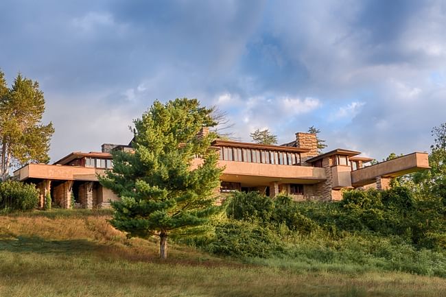  Taliesin (constructed 1911-1959, Spring Green, Wisconsin); Photo by Andrew Pielage.