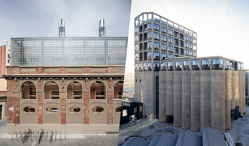 Joint winners: Civic Centre Cristalleries Planell in Barcelona and the Zeitz Mocaa, Museum of Contemporary African Art​ in Cape Town​. Photos: Adrià Goula, Iwan Baan.
