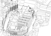 1994 - Edinburgh's - Central Library Extension, Cowgatehead area development. Edimburgo. Regno Unito