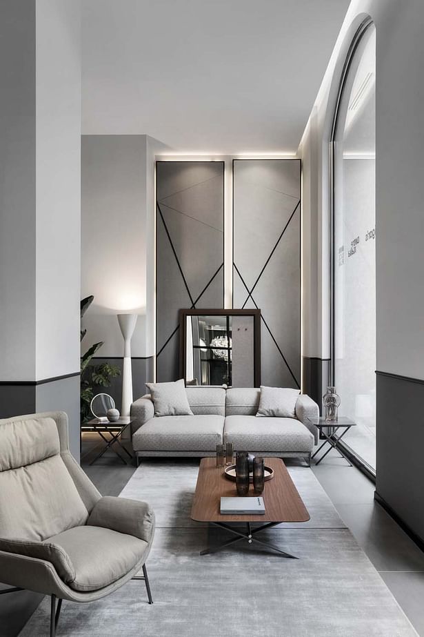 Calligaris Group showroom in Milan Interior Design: Studio Marco Piva Photo Credit: Andrea Martiradonna