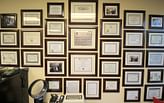 Is it pretentious to hang framed licenses, certificates, and/or degrees in your office?