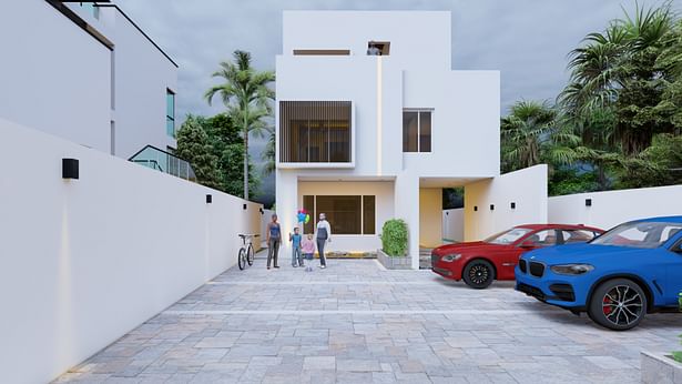 5-bedroom contemporary design with a rooftop terrace, Uyo