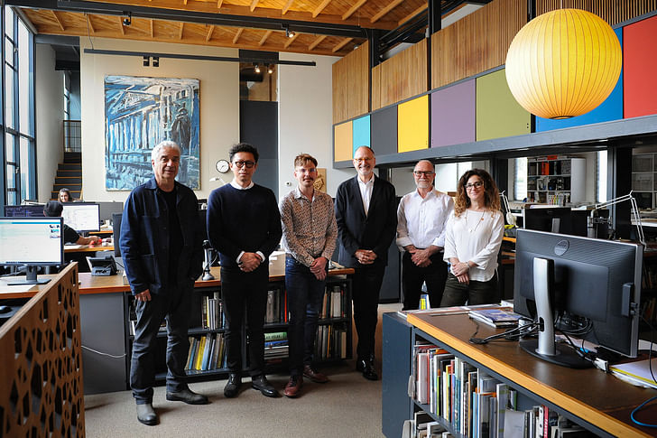 Leadership team at Frederick Fisher and Partners. Photo by Amanda Ortland © Archinect