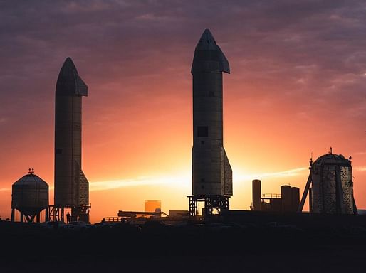Prototypes of SpaceX's Starship systems at the company site in Cameron County, Texas. Image: SpaceX/Instagram