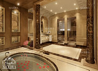Luxury bathroom design in Abu Dhabi