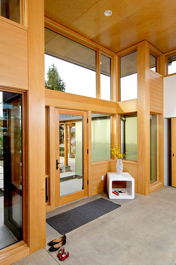 Sand Point Residence entryway