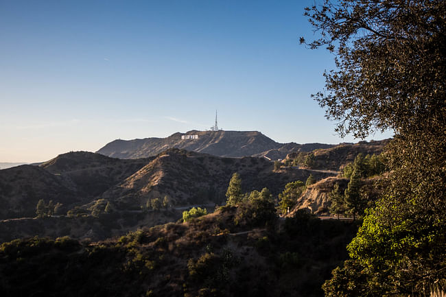 Hollywood Sign from Griffith Park. Image © m01229 Flickr