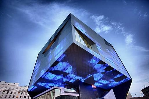 The dramatic new space in the capital of Aragon. Image via theartnewspaper.com