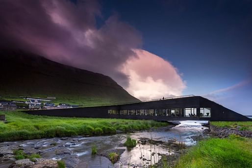 Eystur Town Hall Norðragøta, The Faroe Island by Henning Larsen. Image © Nic Lehoux