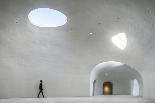 Main Gallery in the UCCA Dune Art Museum by OPEN Architecture. Photo: Wu Qingshan.
