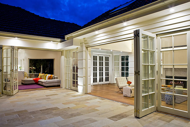 ARCHITECTURE RESTORATION - NEW EXTENSION AND OUTDOOR ENTERTAINING AREA